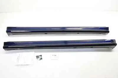 New OEM Mitsubishi Rocker Spoiler Side Kit Blue 2014-2020 Outlander MZ576466EX - Image 1 of 4
