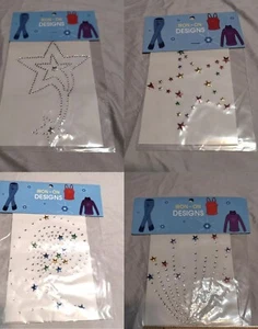 Bügelbild Design Sterne Patches Stoff Applikation Bedazzled 80er Design wählbar 6 x 4 - Bild 1 von 13