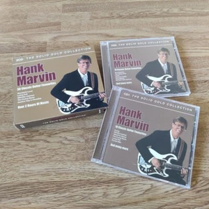 Hank Marvin - The Solid Gold Collection (2CD) UK 2005 NM/NM 36 Guitar Classics - Foto 1 di 3