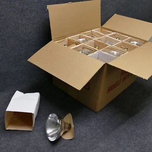 Case 24 Hytron Industrial BR38 Flood Light Bulbs Spot Finish 75W 125V 10K Hour - Picture 1 of 7