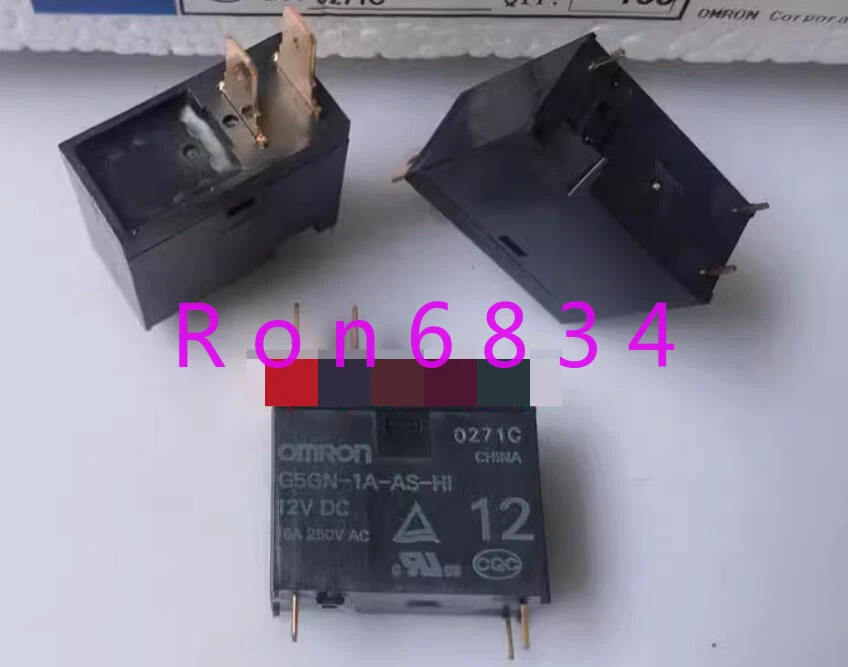 3pcs new Omron G5GN-1A-AS-HI 12VDC relay 3 pin 16A - Image 1 of 1