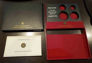 2005 Canada 4 Coin Silver Lynx Set MINT BOX & COA ONLY No Coins - Picture 1 of 7