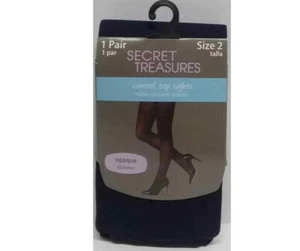 Medias Top Secret Treasures Damas Mujeres Control Opaco Azul Marino Talla 2 - Imagen 1 de 3
