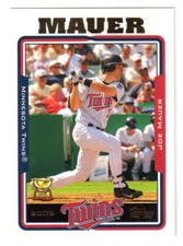 2005 Topps #510 JOE MAUER Rookie Gold Cup ROOKIE CARD! TWINS