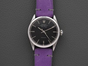 Rolex Air King 5500 Silver Print Black Dial 1968 sehr schöner Zustand! - Bild 1 von 9