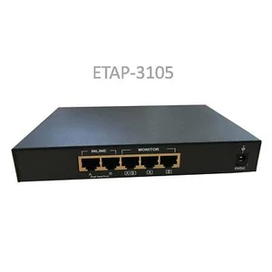 Dualcomm ETAP-3105 Failsafe 10/100/1000Base-T Network Regeneration Tap PoE - Picture 1 of 1