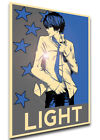 Poster Propaganda Glam - Death Note - Light Yagami