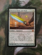 Magic MTG - 1 x Sword of Body and Mind - Scars of Mirrodin - Ex