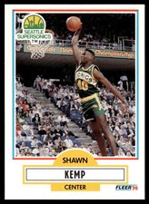 1990 Fleer #178 Shawn Kemp Near Mint or Better