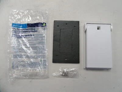 LEVITON 1 BANDA GFCI DISPOSITIVO PLACA DE PARED CON CUBIERTA DE CIERRE AUTOMÁTICO BLANCO 003-04998-00W Foto 1 de 4