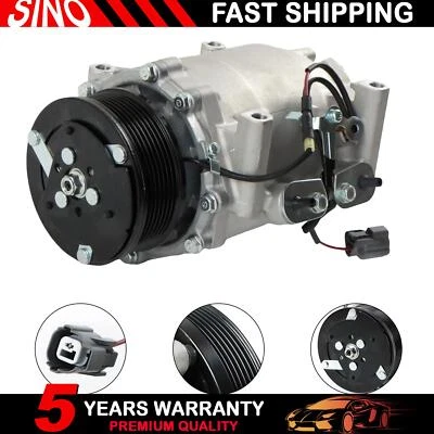 Compressor CA A/C para Honda CR-V CRV 2002 2003 2004 2005 2006 2.4L L4 CO 10663AC - Imagem 1 de 4