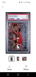 1996-97 Fleer Metal - #11 Michael Jordan PSA 5 - Picture 1 of 2