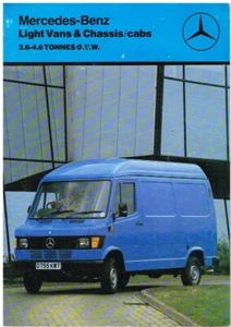 MERCEDES BENZ TRANSPORTER TN VAN/CHASSIS CAB ORIG 1988 FACTORY UK SALES BROCHURE - Picture 1 of 1
