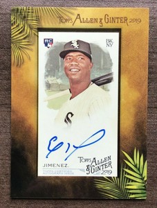 2019 Topps Allen & Ginter Eloy Jimenez Framed Mini Autograph