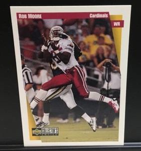 1997 Collector's Choice Football Card #131 Rob Moore - Picture 1 of 2