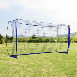 Soccer Goal 12' x 6' Portable Football Goal Net Quick Set-Up Outdoor for Kids - Picture 1 of 6