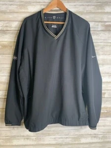 Nike Golf Herren XXL Pullover Windbreaker Jacke Schwarz Polyester - Bild 1 von 10