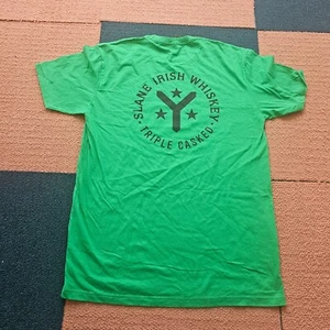 Slane Irish Whiskey grün Grafik T-Shirt Erwachsene Large S/S Triple Casked X0a - Bild 1 von 9