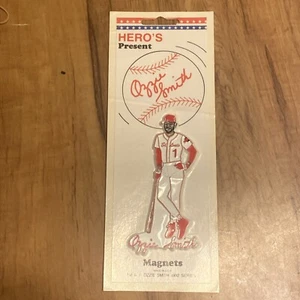 1992 Ozzie Smith Cardinals HOF Magnet Hero's Present- Very Rare! - Picture 1 of 3
