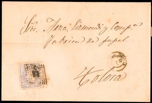 Soria - Edi o 107 - Envuelta Mat Rombo Puntos + Fech. Tp. II "Soria" en frontal - Bild 1 von 1