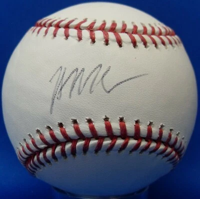 JSA Brian McCann Autographed Signed AUTO MLB Allan H. Selig Baseball DBB 725 - Image 1 of 4
