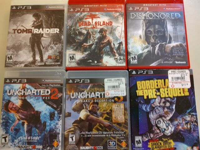 PS3 Game Lot Dead Island, Ratchet & Clank, God Of War, Metro, Uncharted 2