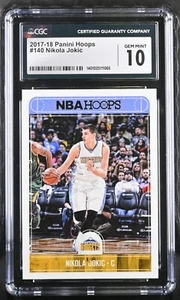 2017 Panini Hoops #140 NIKOLA JOKIC the ONLY CGC GEM MINT 10 + FREE SHIPPING! - Picture 1 of 2