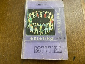 OLD ALBANIAN BOOK ESTETIKA #477 BY ALFRED UCI ENVER HOXHA COMMUNIST ERA 1986 - Picture 1 of 20