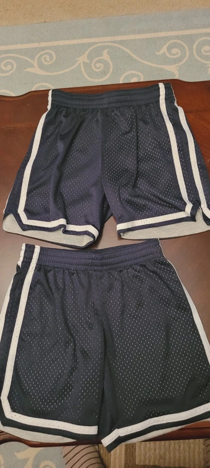 Lot Of 2 Lands' End School Uniform Boys Active Shorts Size S/P 8-9 YEARS Navy - Image 1 of 4