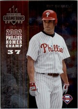 2003 Donruss Champions Metalized #201 Pat Burrell/100 