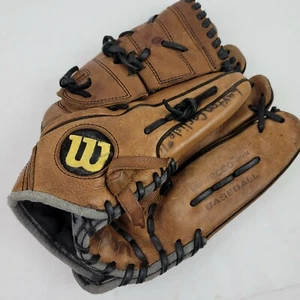 Wilson 12" A730 Baseball Glove RH Throw W/Finger Hood ECCO Leather Used - Picture 1 of 10