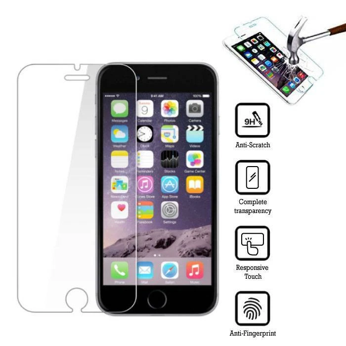 3-Pack iPhone 11 12 Pro 8 7 6s Plus X Xs Max XR Tempered GLASS Screen Protector - Image 1 of 1