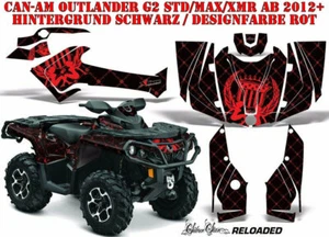 KIT DE DECORACIÓN DE CARRERAS AMR ATV CAN-AM OUTLANDER KIT GRÁFICO PLATESTAR RECARGADO B - Imagen 1 de 9