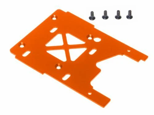 HPI Racing - Engine Plate, 2.5mm 7075, Orange, Savage X - Image 1 of 1