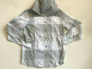 Under Armour New Tradesman Flannel Hoodie Shirt Women's Small 1365695 MSRP $75