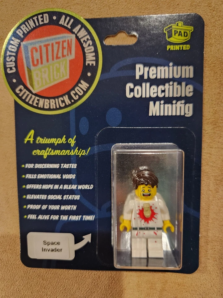 Lego Citizen Brick Space Invader Minifigure Alien - Image 1 of 1