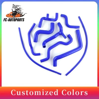 Blue Silicone Radiator Hose For Volkswagen Golf 3 GTI 8V 115HP 1992-1998 93 94 - Imagem 1 de 4