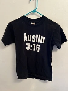 Stone Cold Steve Austin Skull WWF WWE Shirt Youth Large 14-16 - Picture 1 of 5