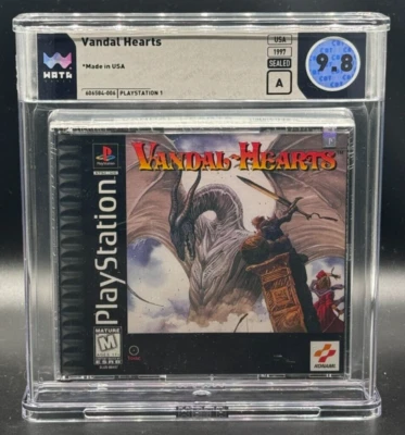 Vandal Hearts Sony PlayStation PS1 KONAMI Black Label Sealed New WATA 9.8 A - Image 1 of 2