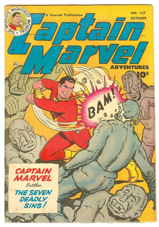 Captain Marvel Adventures #137 (Fawcett Comics October 1952)