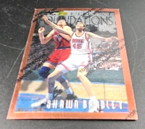 Tarjeta de baloncesto 1997 Topps Shawn Bradley #174 Foundations New Jersey Nets - Imagen 1 de 2