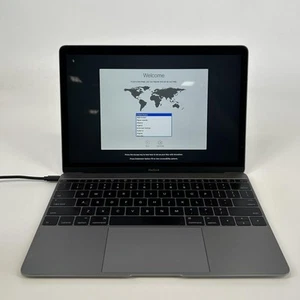 MacBook 12 Space Gray Early 2015 1.2 GHz Intel Core M 8GB 512GB SSD - READ - Afbeelding 1 van 12