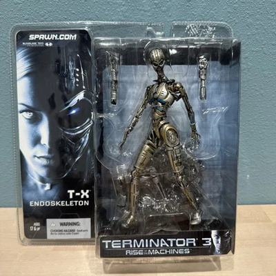 Terminator 3 T-X Endoskeleton Figure Rise of the Machines 2003 McFarlane Toys - Image 1 of 4