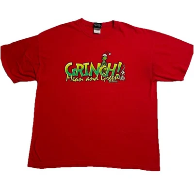 Vintage Y2k 2001 Grinch Christmas Promo Tshirt Size XL - Image 1 of 4