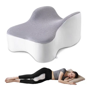 Knee & Leg Pillow for Side Sleepers - Longer Memory Foam Leg Pillow for Side ... - Picture 1 of 5