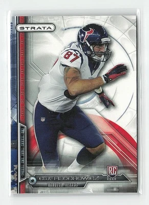 2014 Topps Football Strata C.J. Fiedorowicz #139 RC Houston Texans - Image 1 of 2