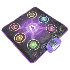 Dance Pad Wireless 6 Buttons Light Up Dance Game Mat Slip Resistant - Picture 1 of 12