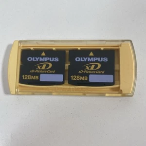 Tarjeta de imagen XD 128 MB x 2 Fujifilm para cámaras digitales Olympus y Fujifilm - Imagen 1 de 4