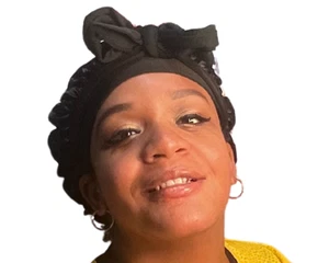 Schwarz Satin gefütterte Haube mit Randband verstellbar eng anliegend für Haarschutz - Bild 1 von 8