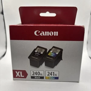 Genuine Canon Ink Cartridge Combo Pack 240 XL Black 241 XL Color (SEALED) - Photo 1/7